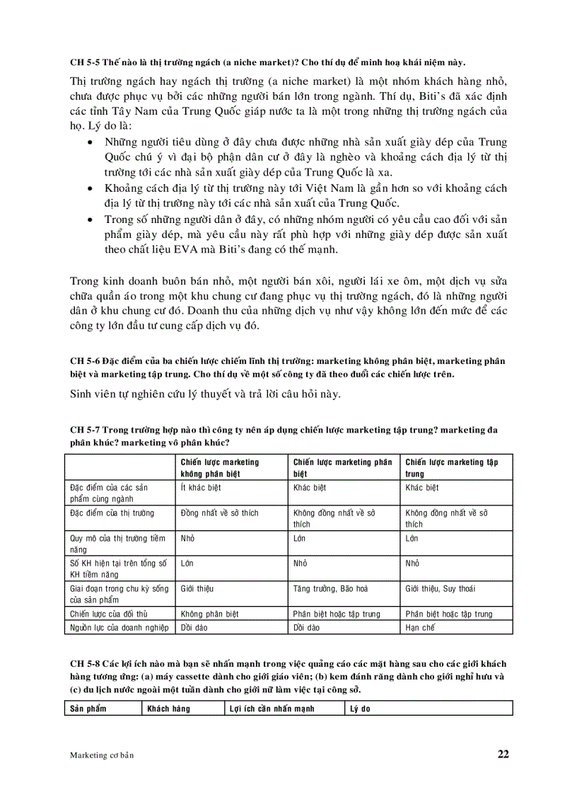 image for page Marketing cơ bản hỏi đáp 4 phần 2