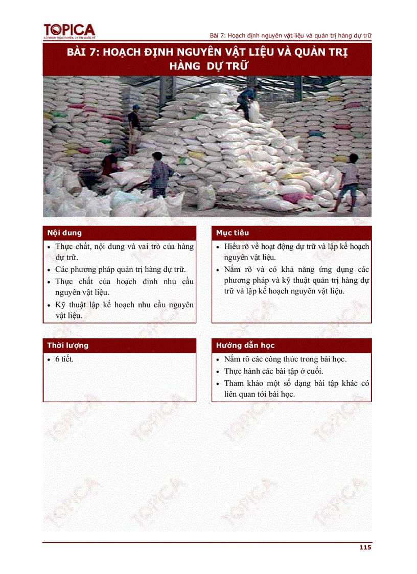 image for page Hoạch định nguyên vật liệu và quản trị hàng dự trữ