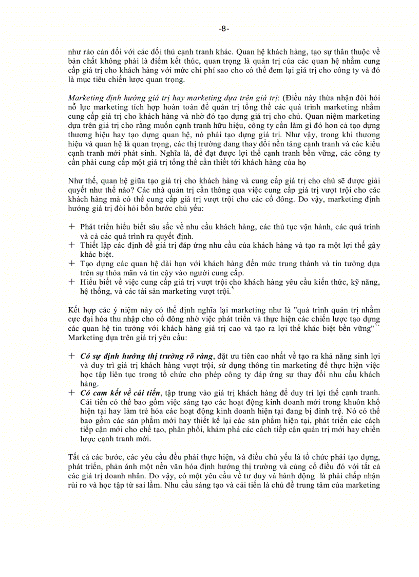 image for page Thách thức của marketing chiến lược