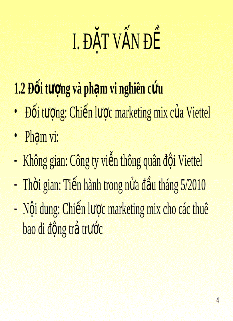 image for page Chiến lược marketing mix của Viettel