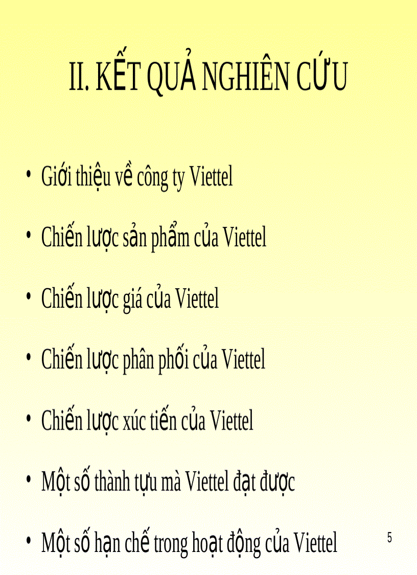 image for page Chiến lược marketing mix của Viettel