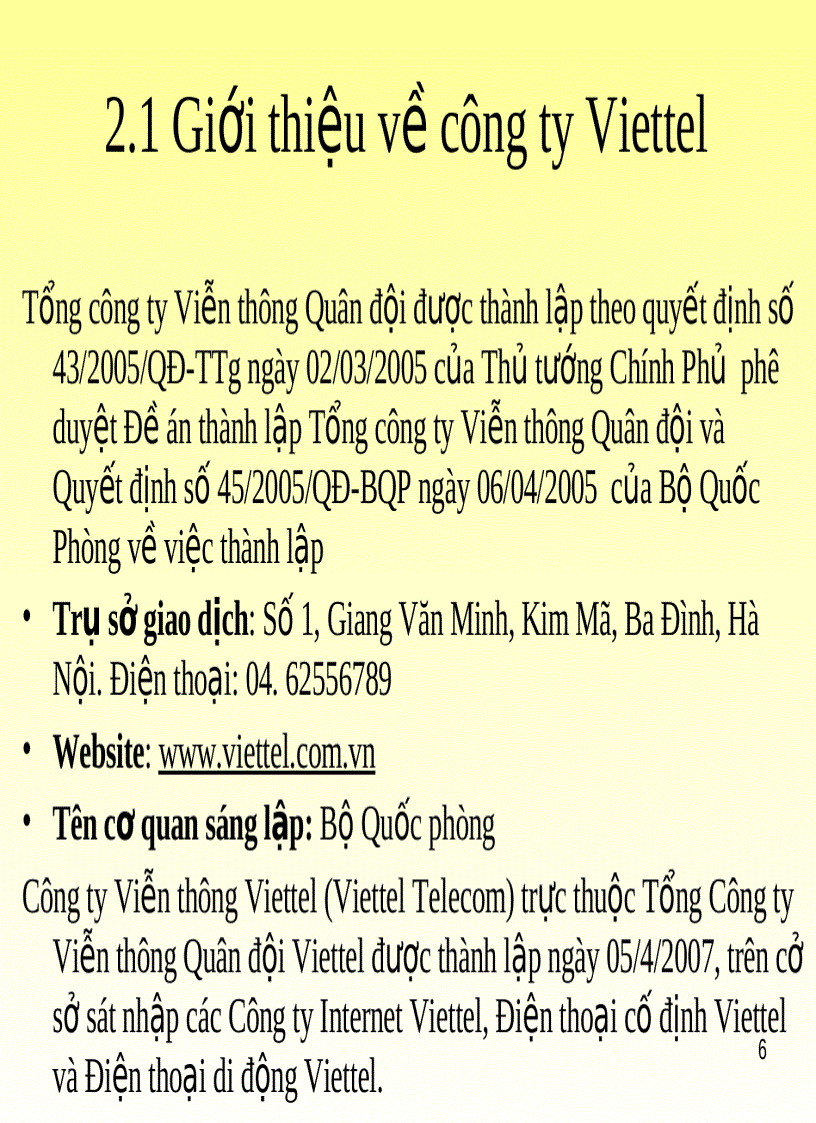 image for page Chiến lược marketing mix của Viettel