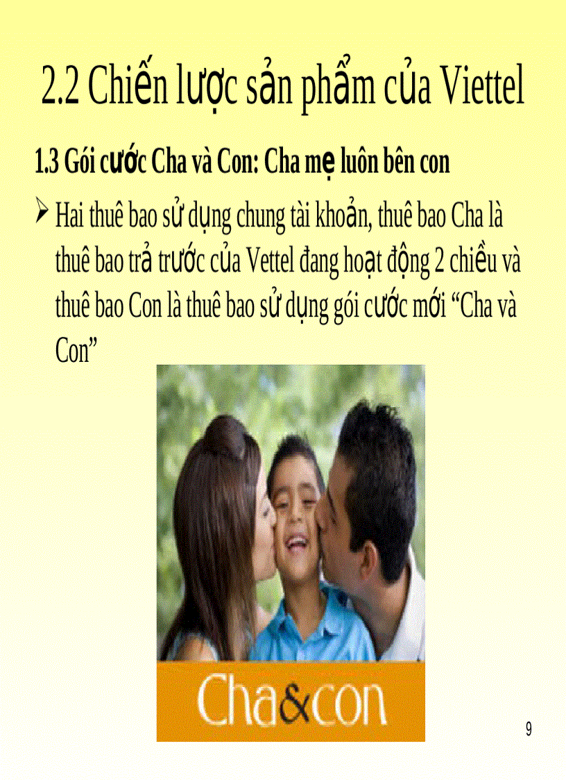 image for page Chiến lược marketing mix của Viettel