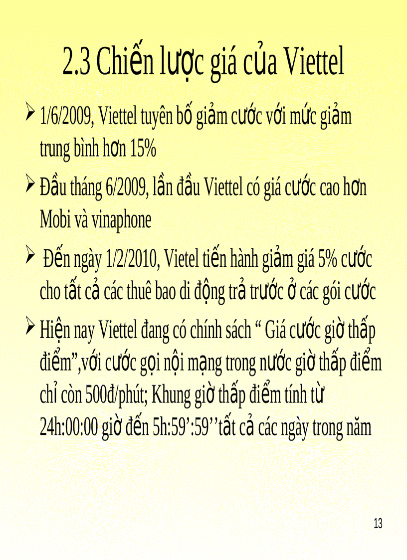 image for page Chiến lược marketing mix của Viettel