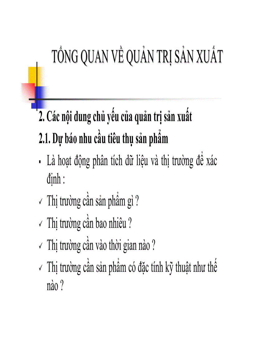 image for page Tổng quan về quản trị sản xuất