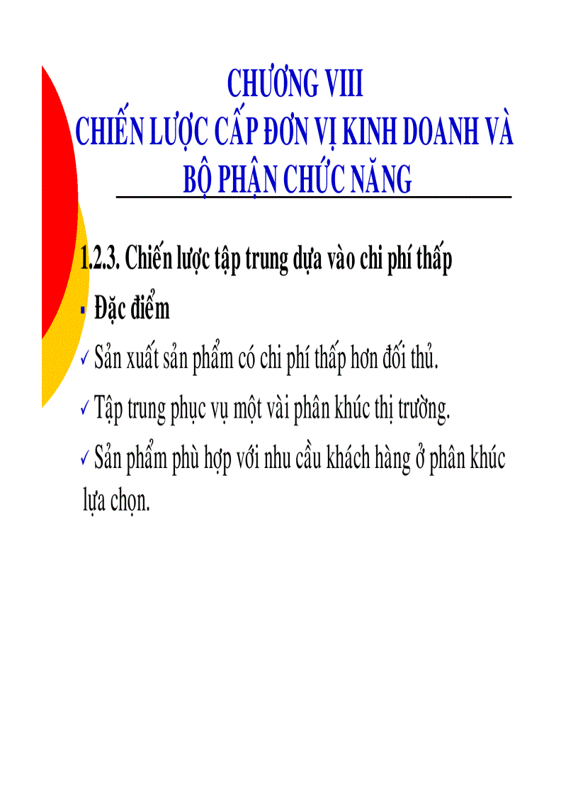 image for page Chiến lược cấp đơn vị kinh doanh và bộ phận chức năng