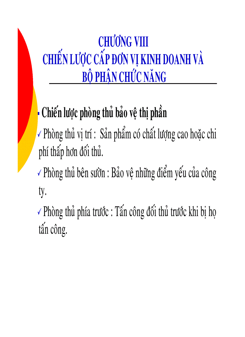 image for page Chiến lược cấp đơn vị kinh doanh và bộ phận chức năng