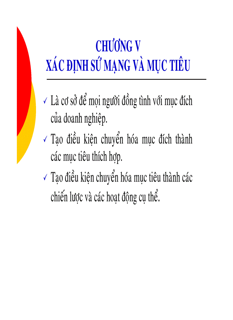 image for page Xác định sứ mạng và mục tiêu kinh doanh