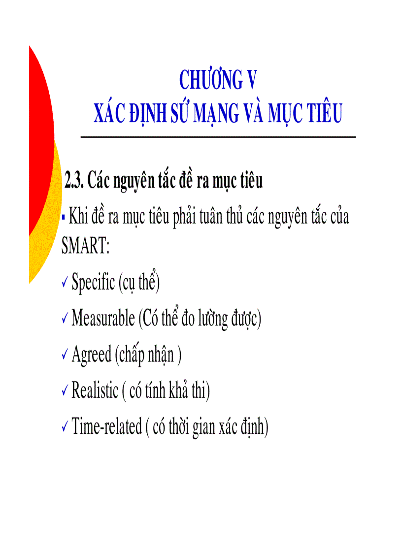 image for page Xác định sứ mạng và mục tiêu kinh doanh