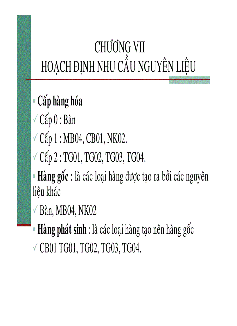 image for page Hoạch định ngu cầu nguyên liệu