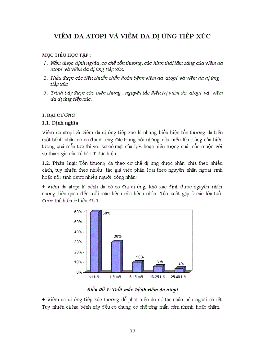 image for page Viêm da atopi và viêm da dị ứng tiếp xúc