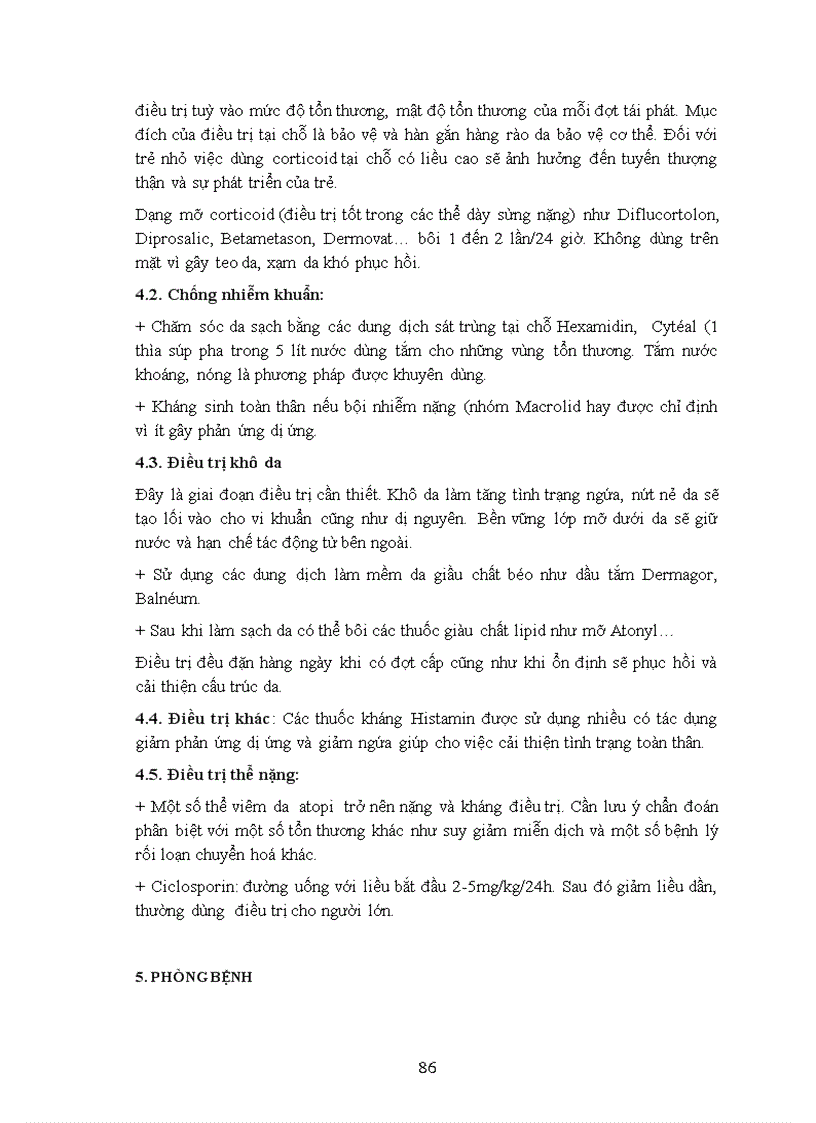 image for page Viêm da atopi và viêm da dị ứng tiếp xúc