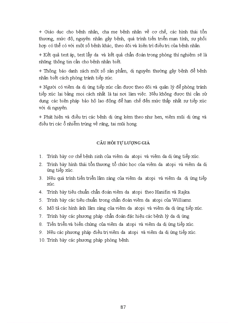 image for page Viêm da atopi và viêm da dị ứng tiếp xúc