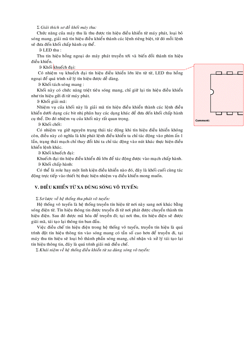 image for page Điều khiển từ xa