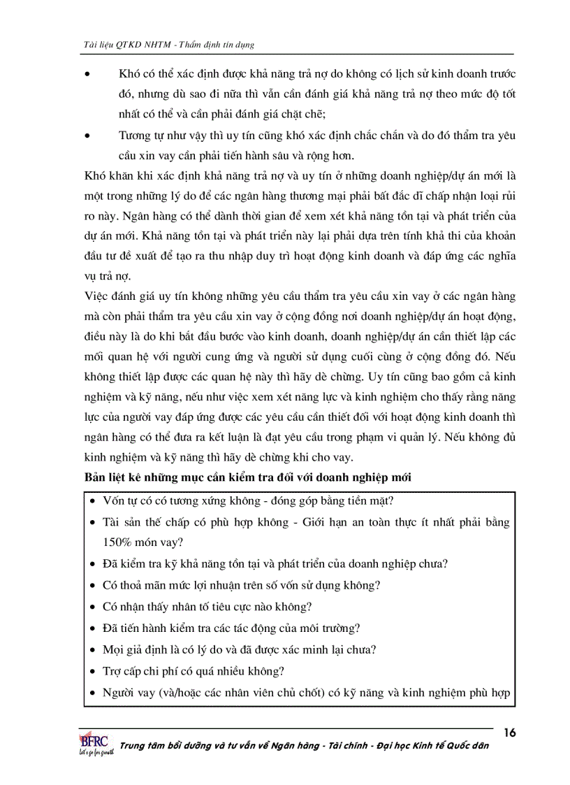 image for page QTKD ngân hàng thương mại Thẩm định tín dụng