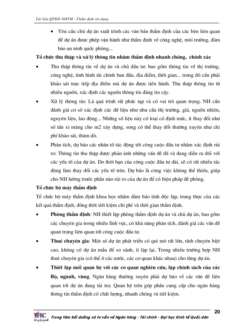 image for page QTKD ngân hàng thương mại Thẩm định tín dụng