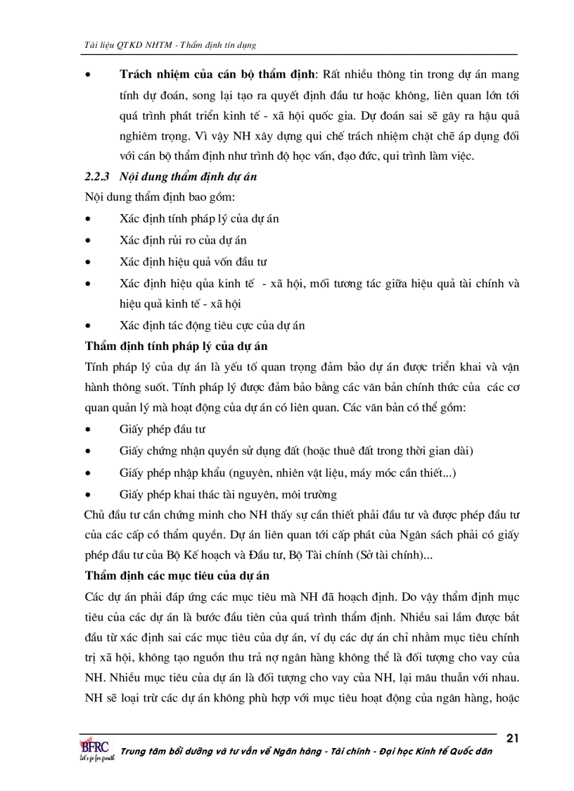 image for page QTKD ngân hàng thương mại Thẩm định tín dụng