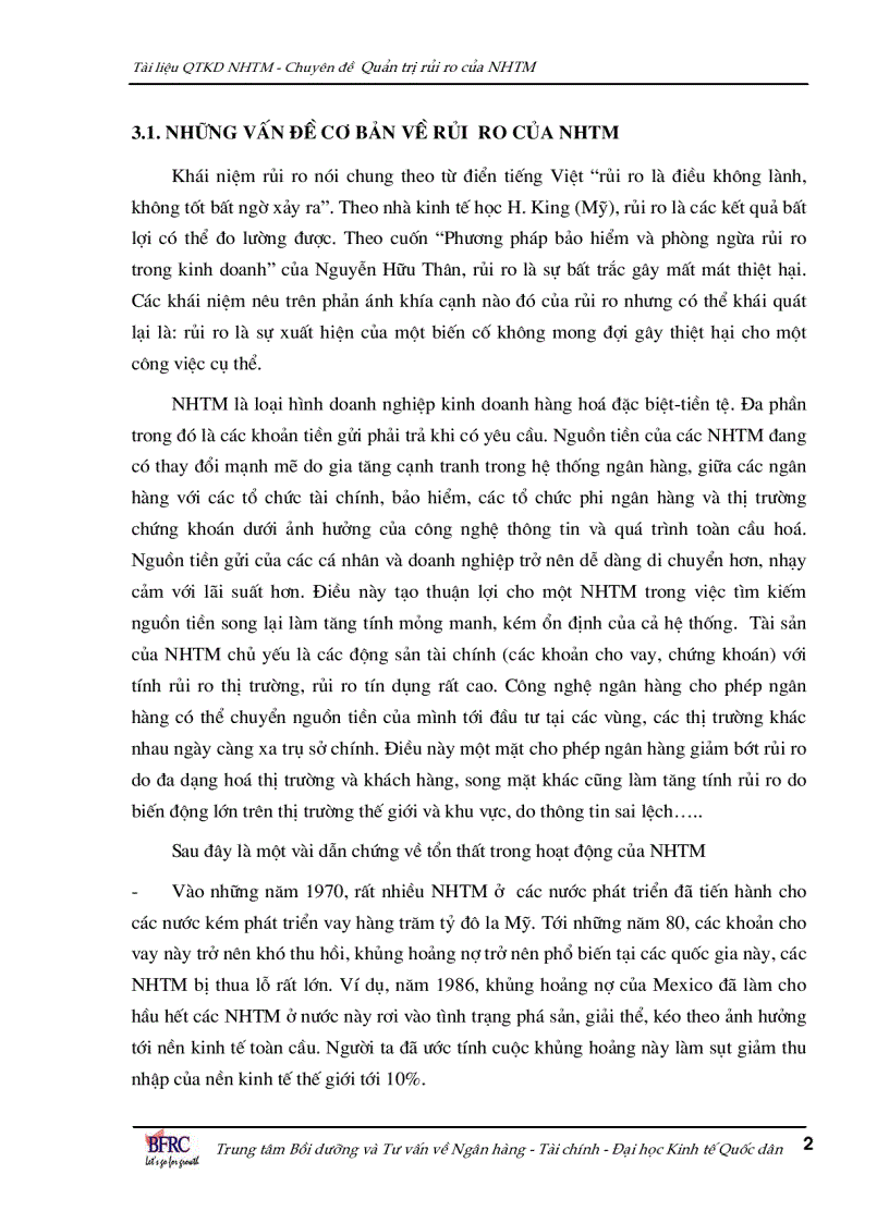 image for page Quản trị rủi ro của ngân hàng thương mại