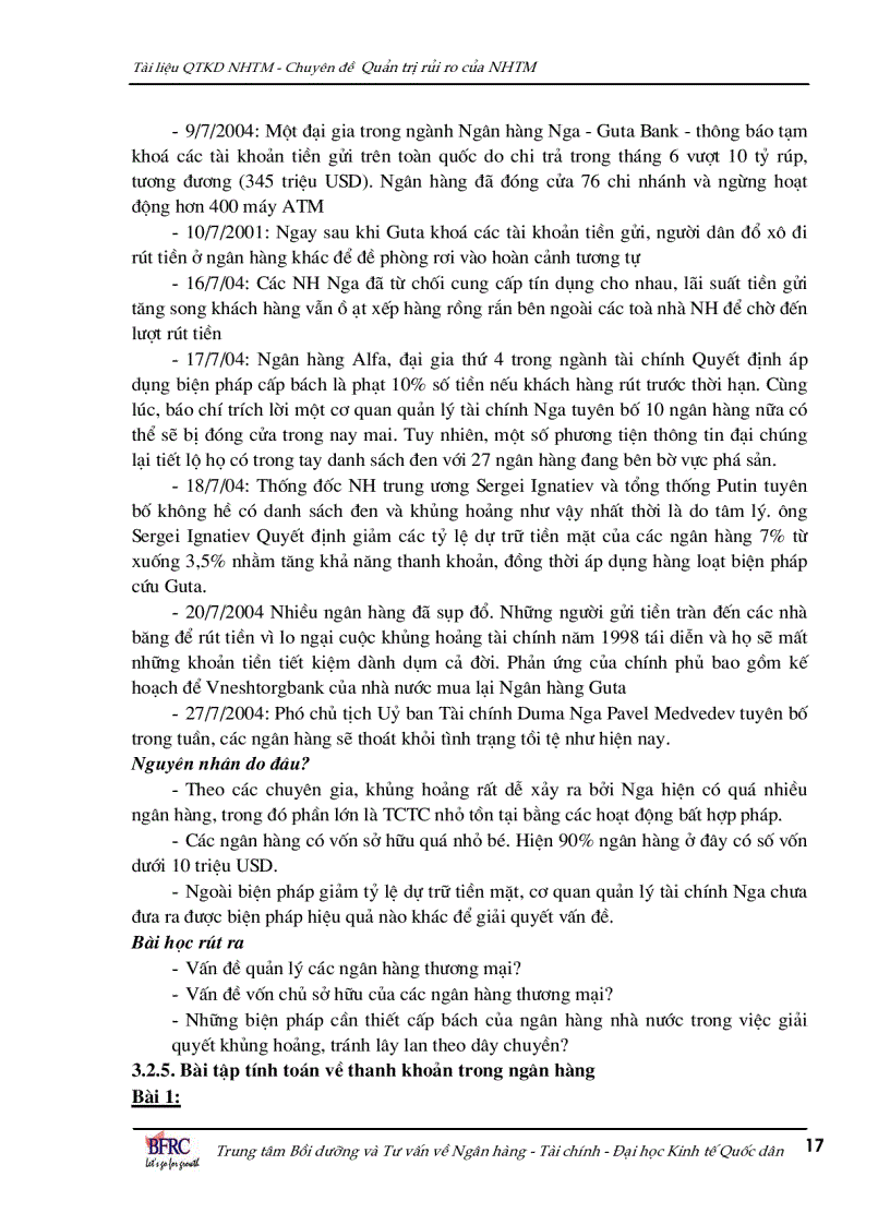 image for page Quản trị rủi ro của ngân hàng thương mại