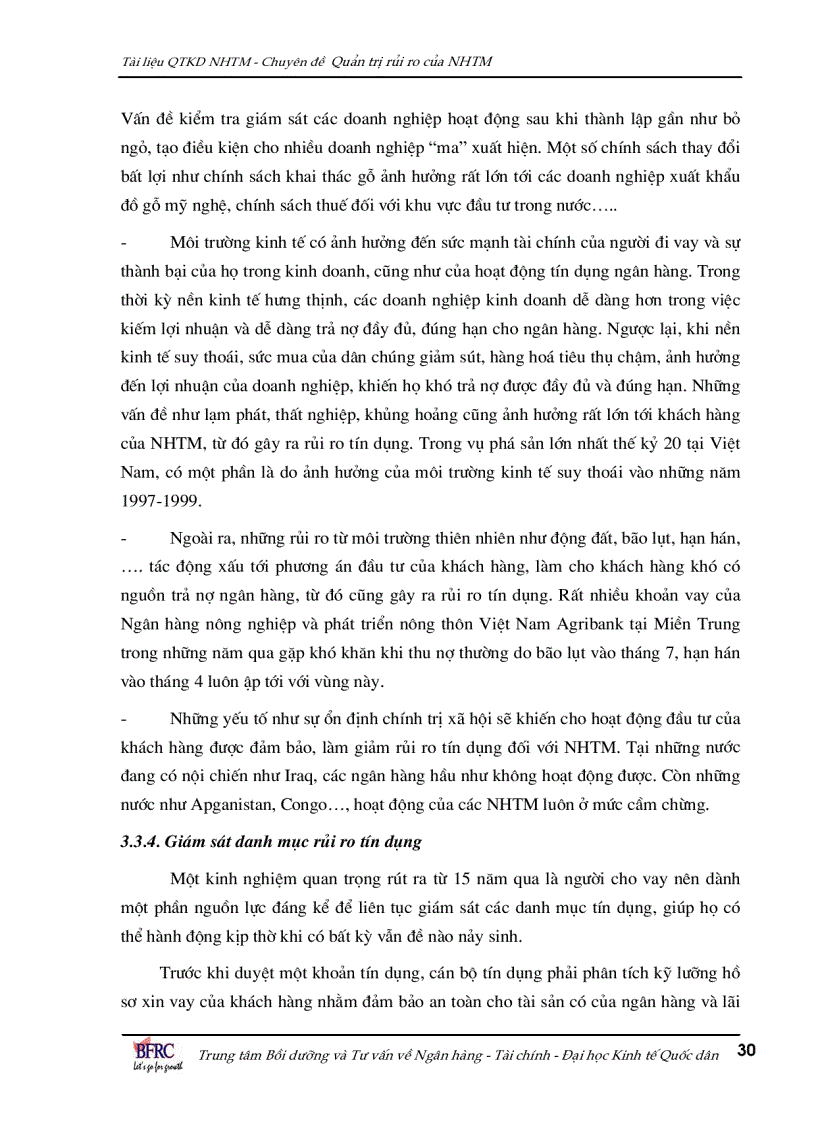 image for page Quản trị rủi ro của ngân hàng thương mại