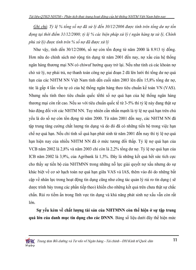 image for page Phân tích thực trạng hoạt động của hệ thống ngân hàng thương mại Việt Nam hiện nay