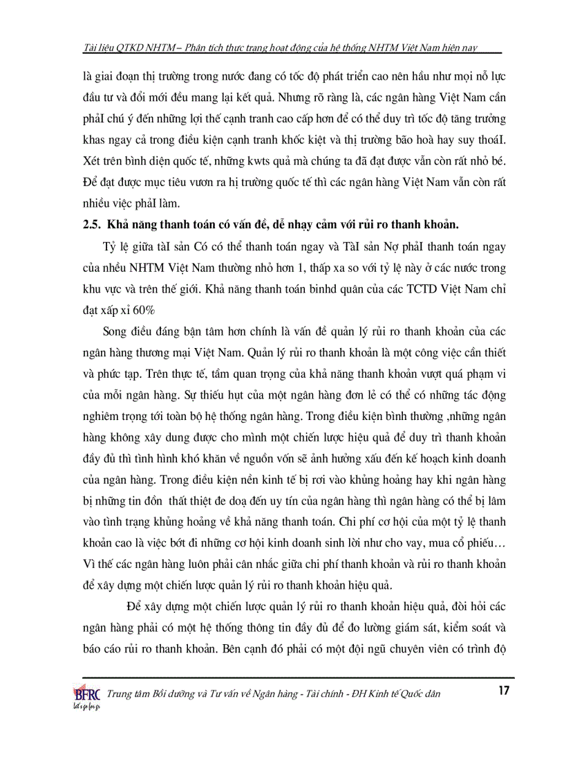 image for page Phân tích thực trạng hoạt động của hệ thống ngân hàng thương mại Việt Nam hiện nay