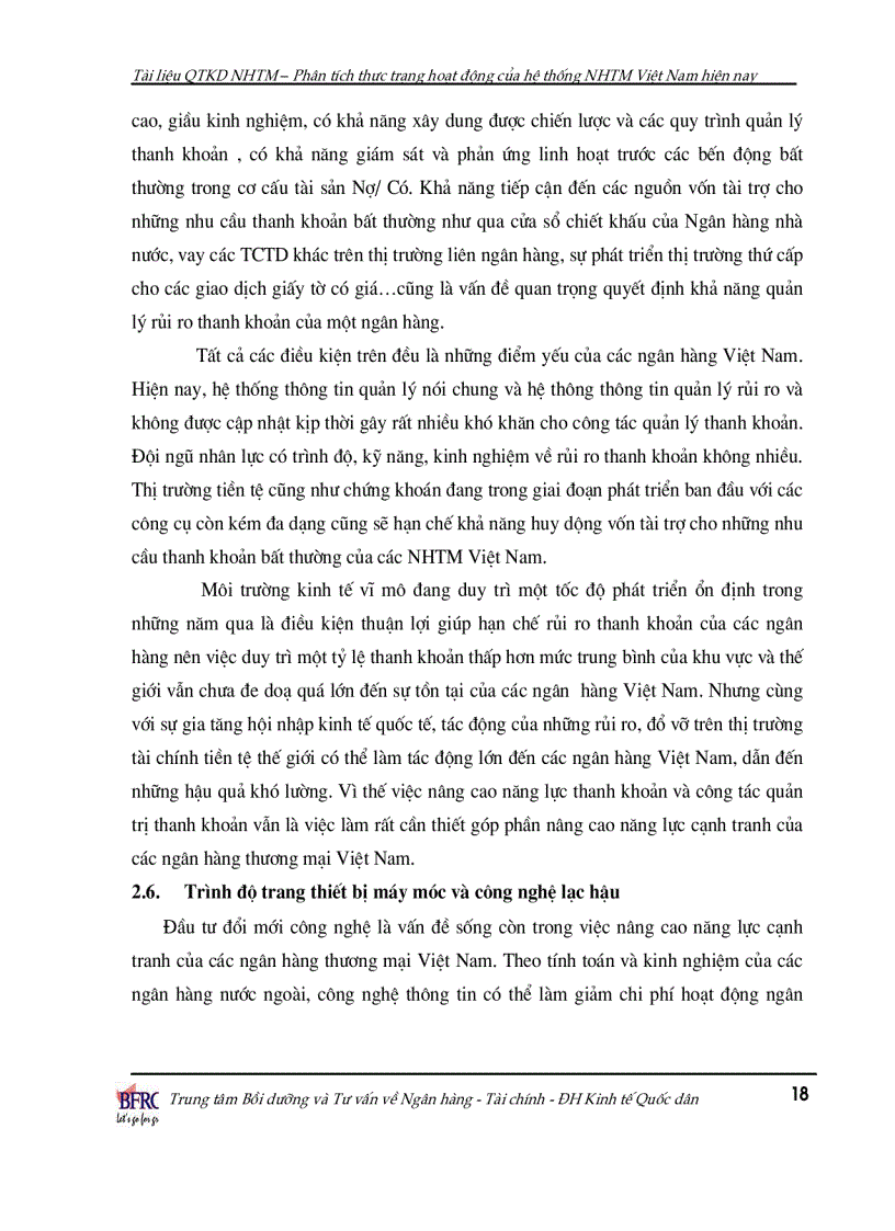 image for page Phân tích thực trạng hoạt động của hệ thống ngân hàng thương mại Việt Nam hiện nay