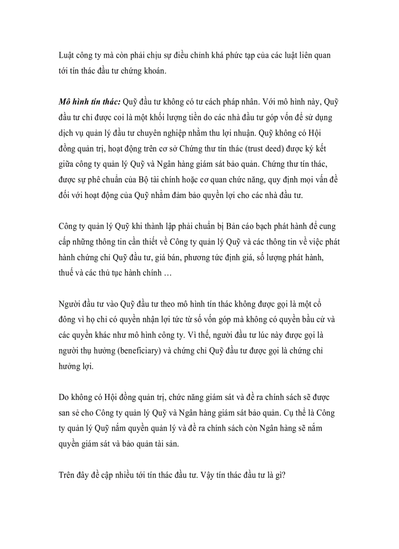 image for page Các loại Quỹ đầu tư 1