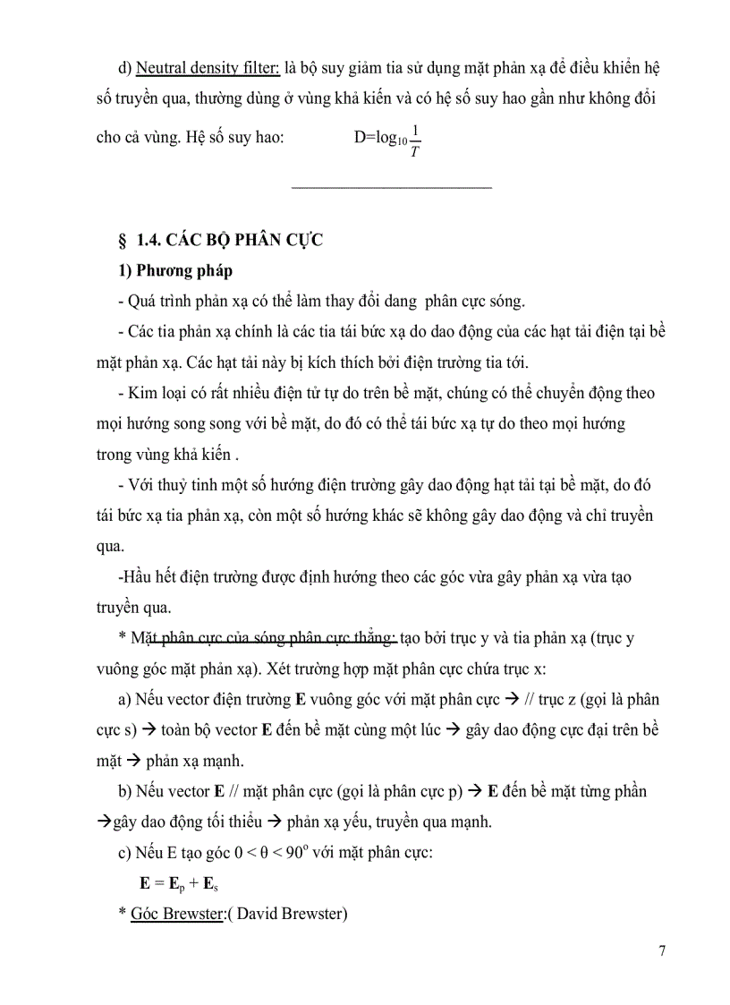 image for page Tóm tắt bài giảng môn học quang điện tử và quang điện