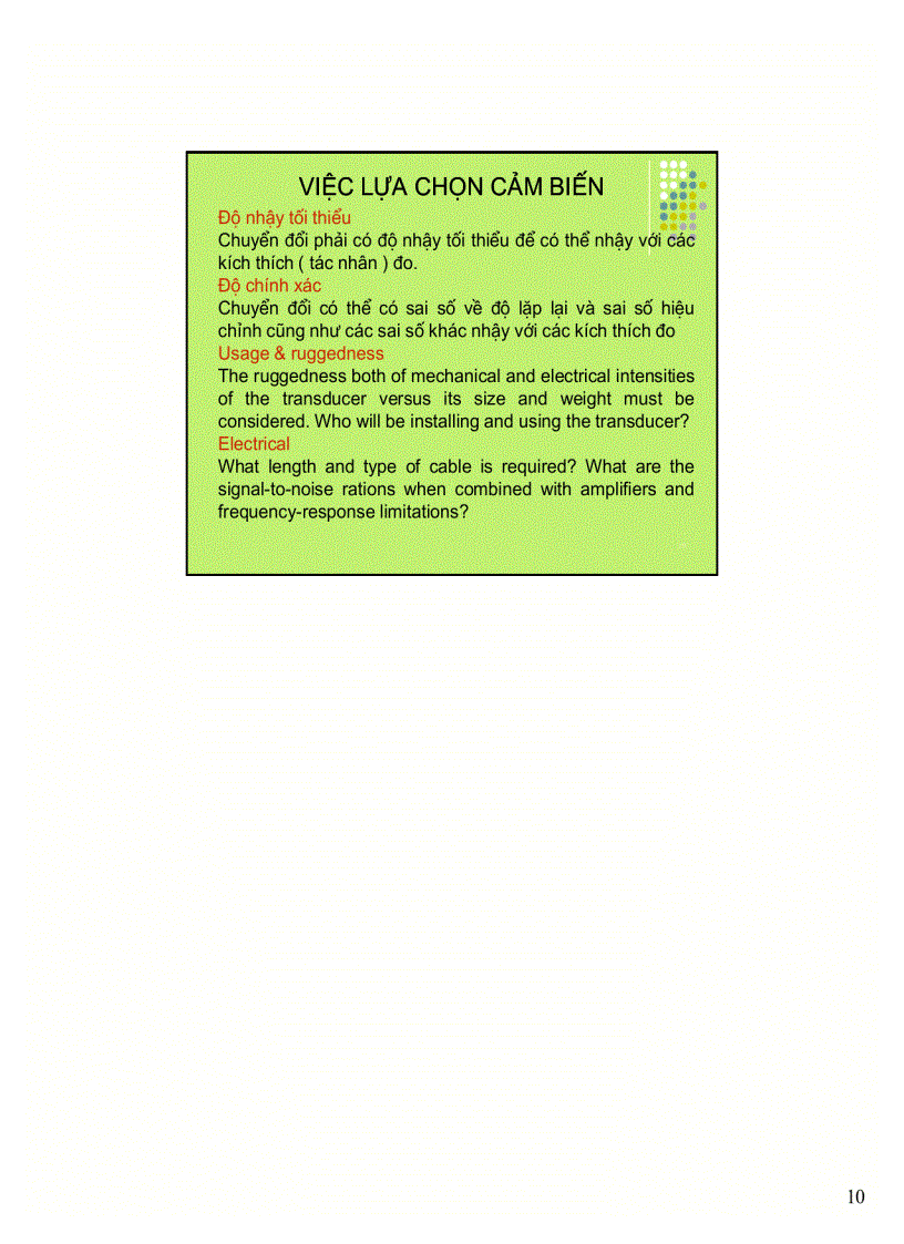 image for page Thế nào là cảm biến và chuyển đổi