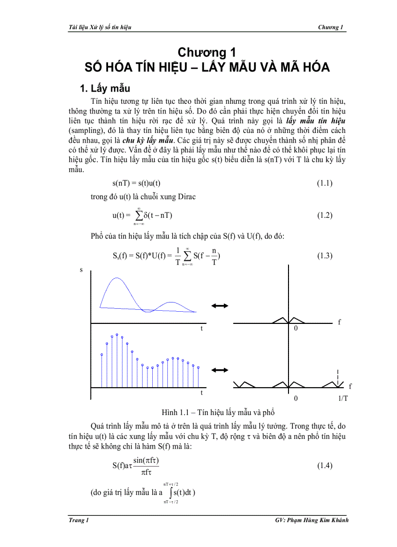image for page Số hóa tín hiệu lấy mẫu và mã hóa