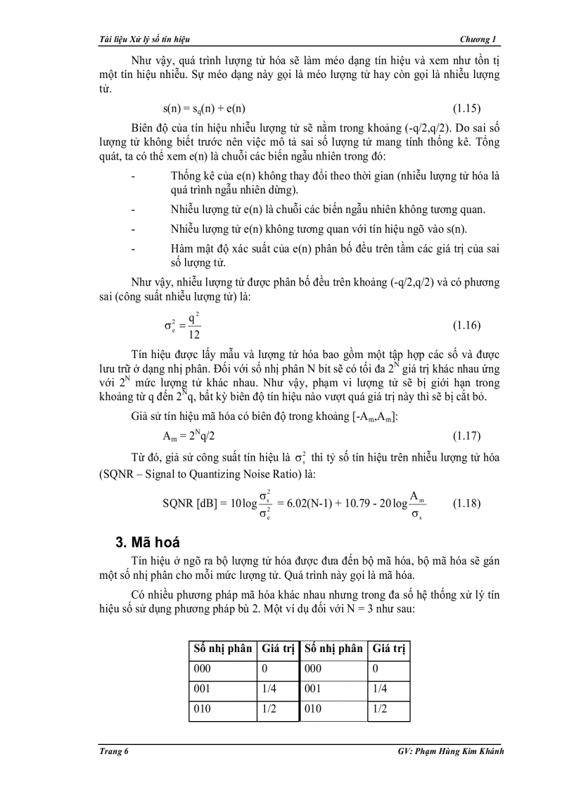image for page Số hóa tín hiệu lấy mẫu và mã hóa
