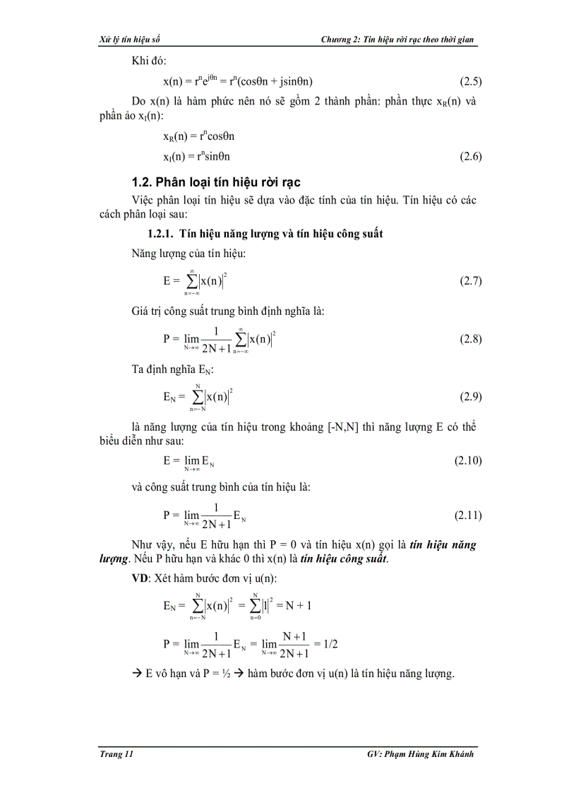 image for page Tín hiệu rời rạc theo thời gian