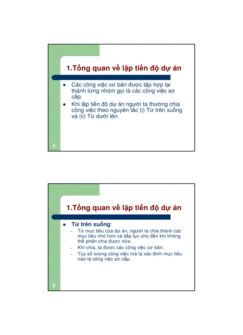 image for page Lập tiến độ dự án