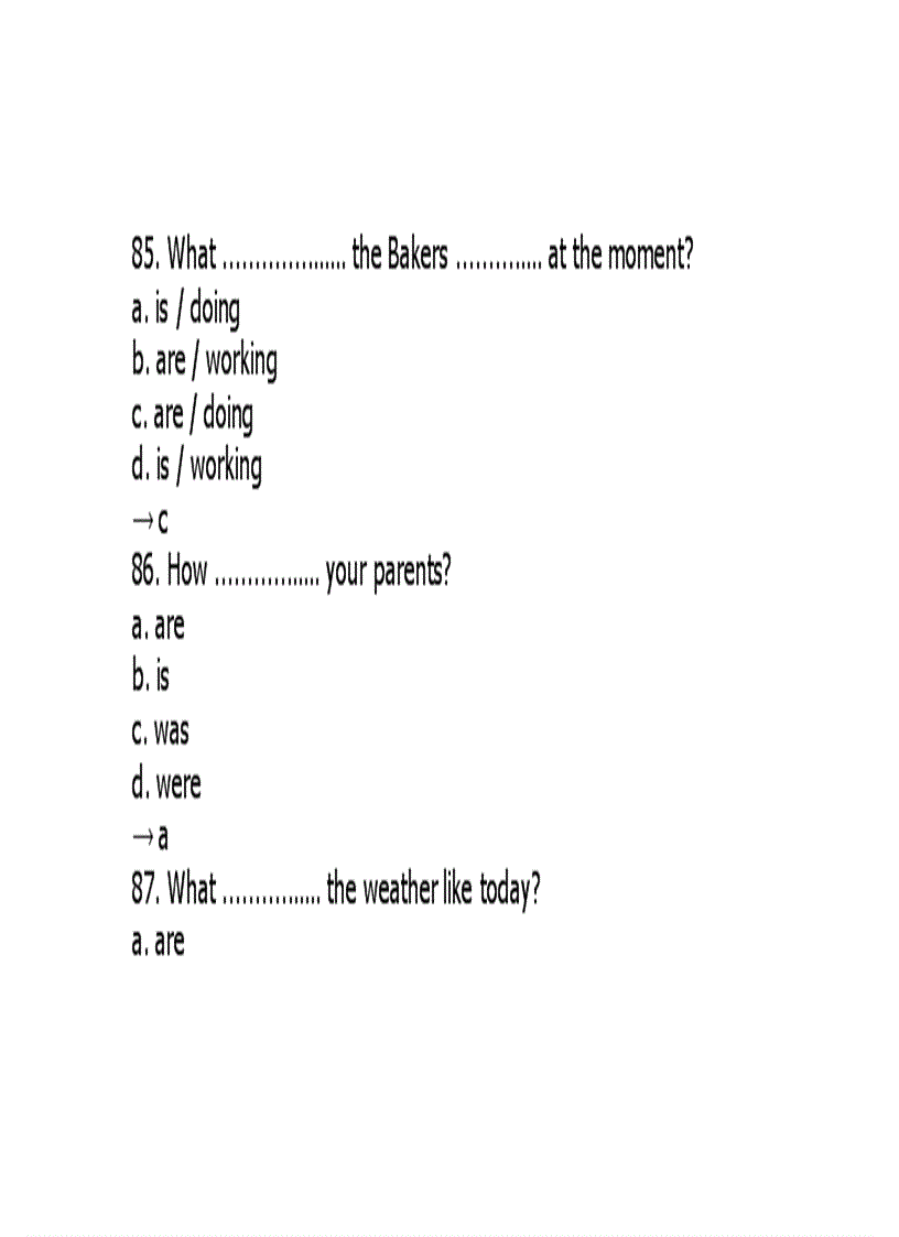 image for page 3500 Câu hỏi trắc nghiệm anh văn ABC