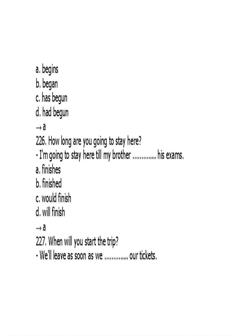 image for page 3500 Câu hỏi trắc nghiệm anh văn ABC