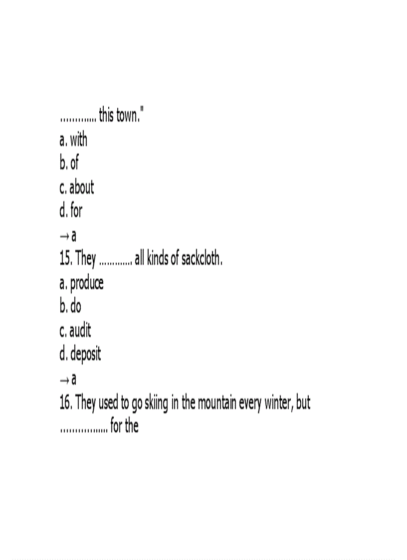 image for page 3500 Câu hỏi trắc nghiệm anh văn ABC