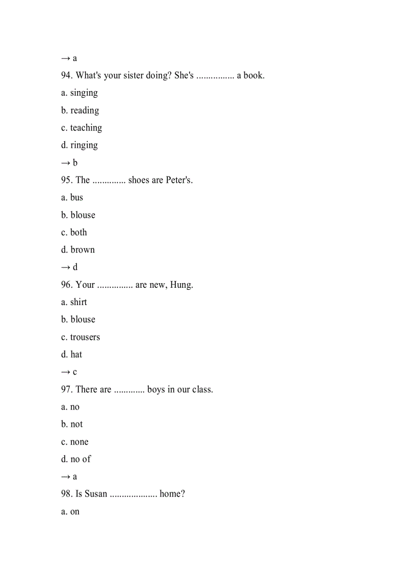 image for page 3500 câu hỏi trắc nghiệm tiếng anh 2