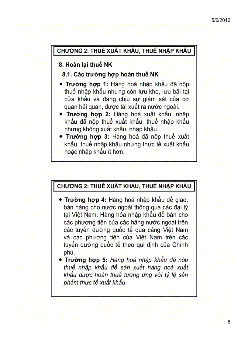 image for page Giới thiệu chương trình môn thuế