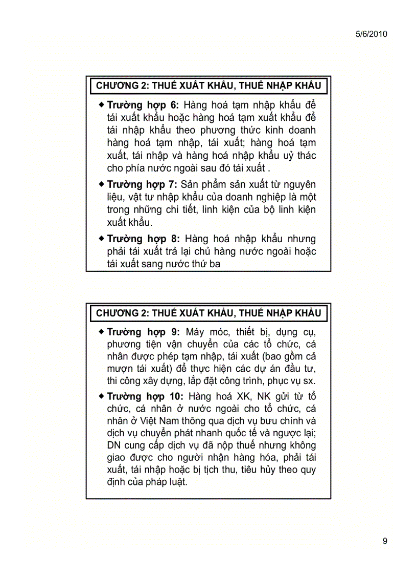 image for page Giới thiệu chương trình môn thuế