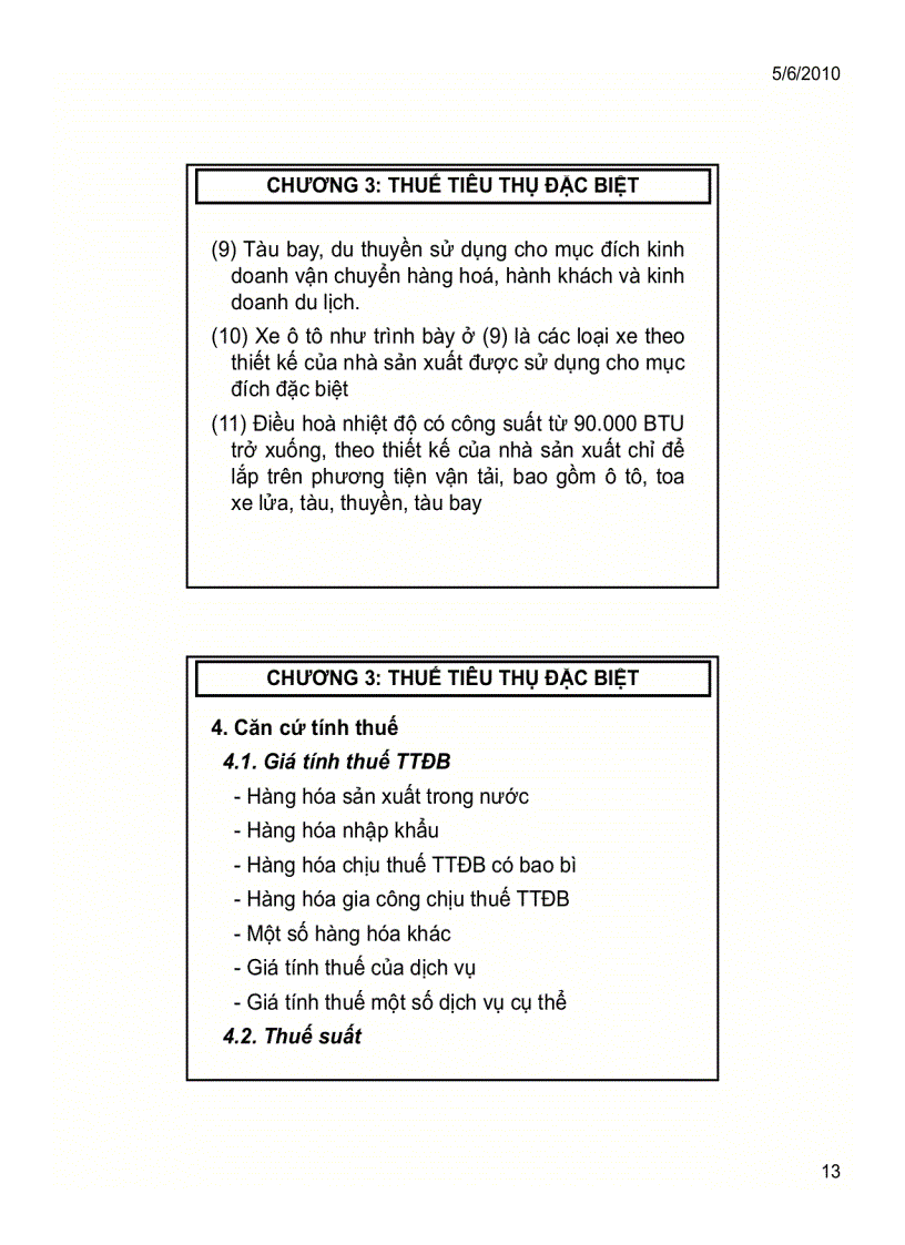 image for page Giới thiệu chương trình môn thuế