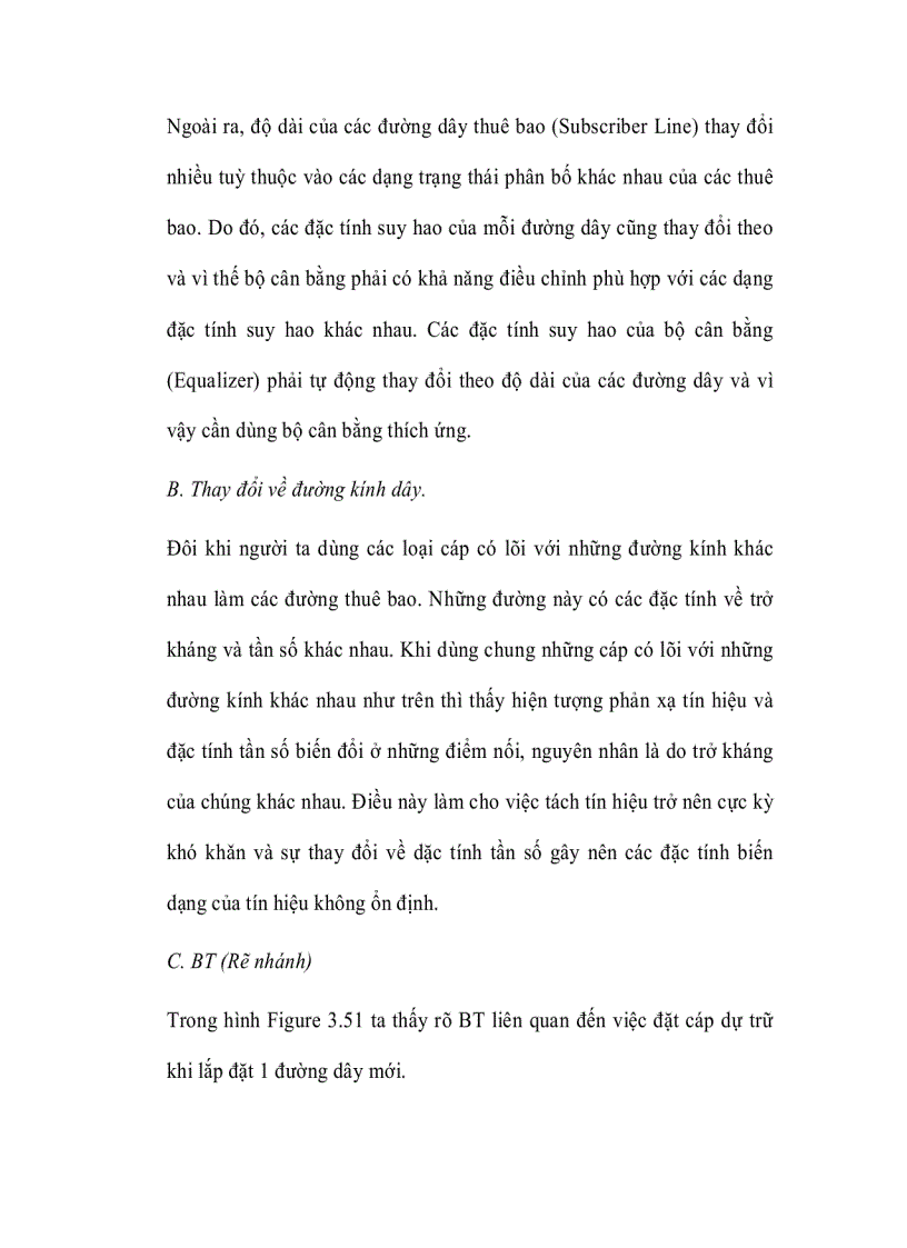 image for page Những hạn chế về việc số hoá tuyến dây