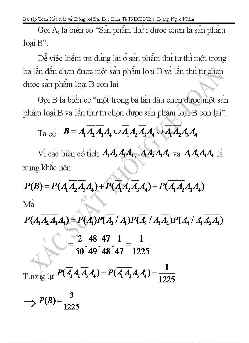 image for page Tài liệu xác suất thống kê 1
