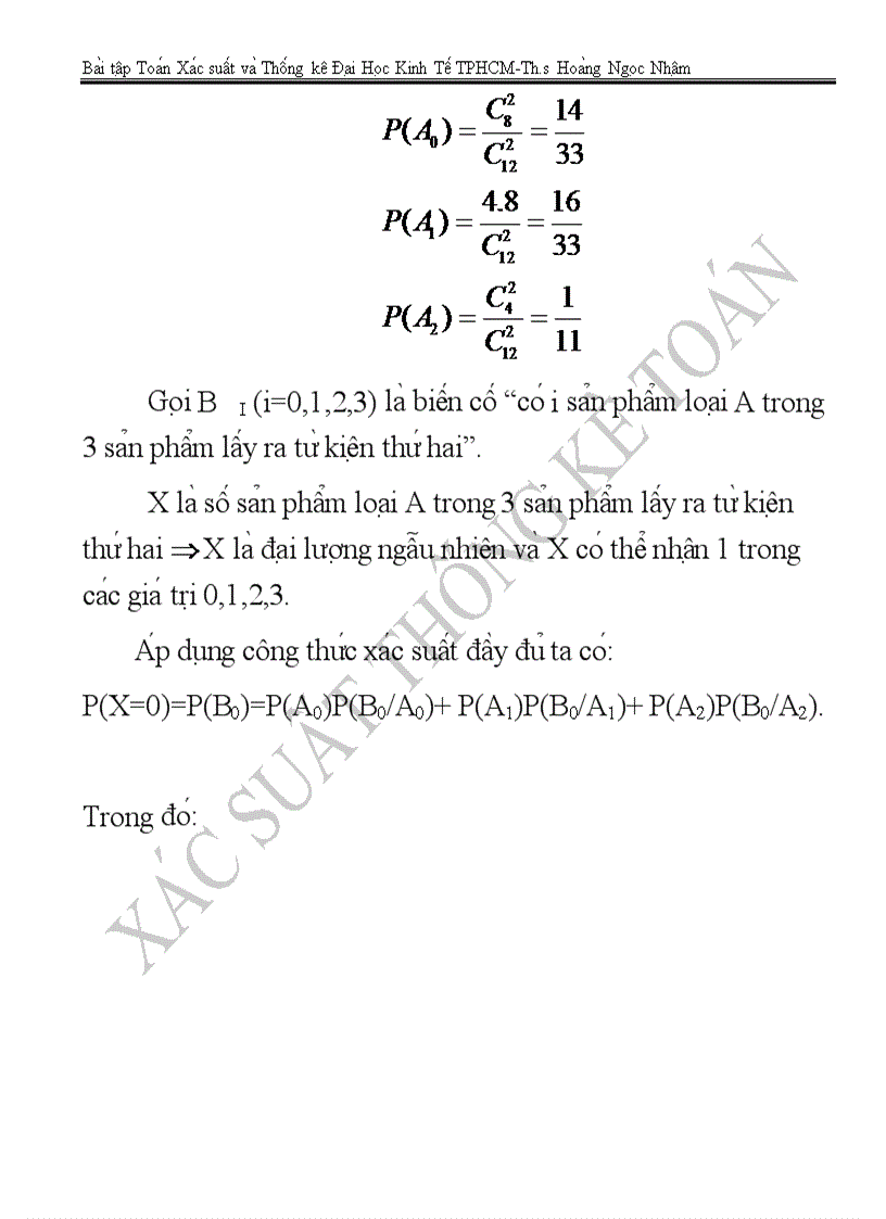 image for page Tài liệu xác suất thống kê 1
