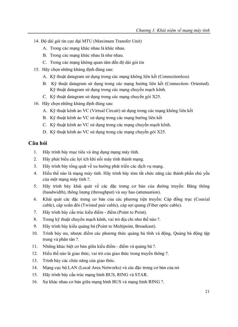 image for page Hướng dẫn học tập mạng máy tính