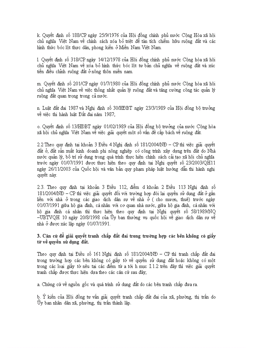 image for page Một số vấn đề về tranh chấp và khiếu nại về đất đai theo quy định tại các Điều 136 và Điều 138 của Luật đất đai 2003