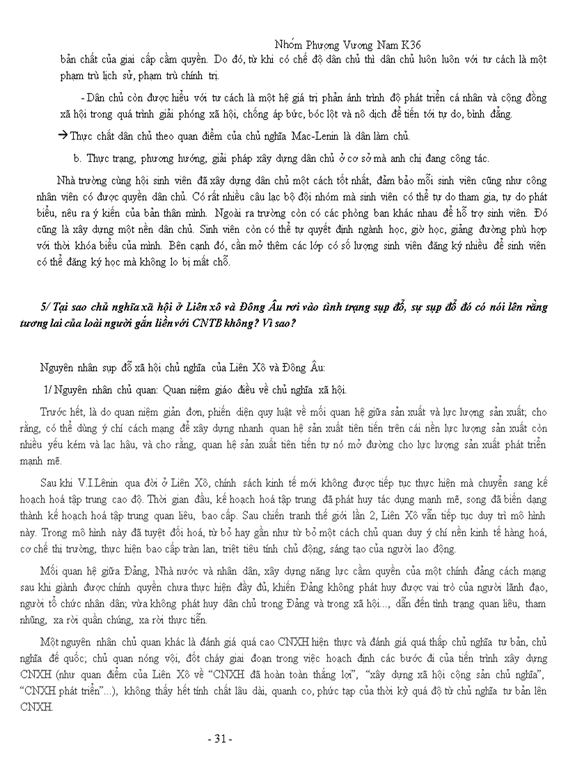 image for page Câu hỏi trả lời ôn tập Triết