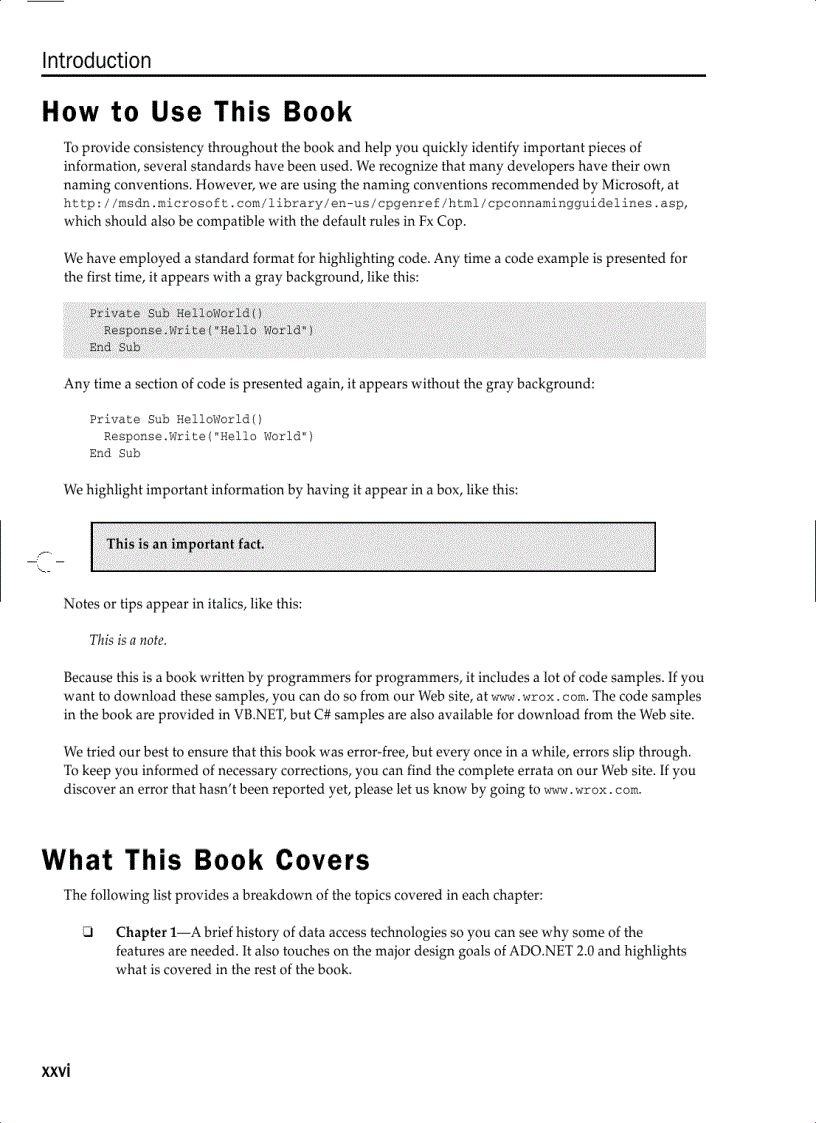 image for page Professional ADO NET 2 Programming with SQL Server 2005 Oracle and MySQL