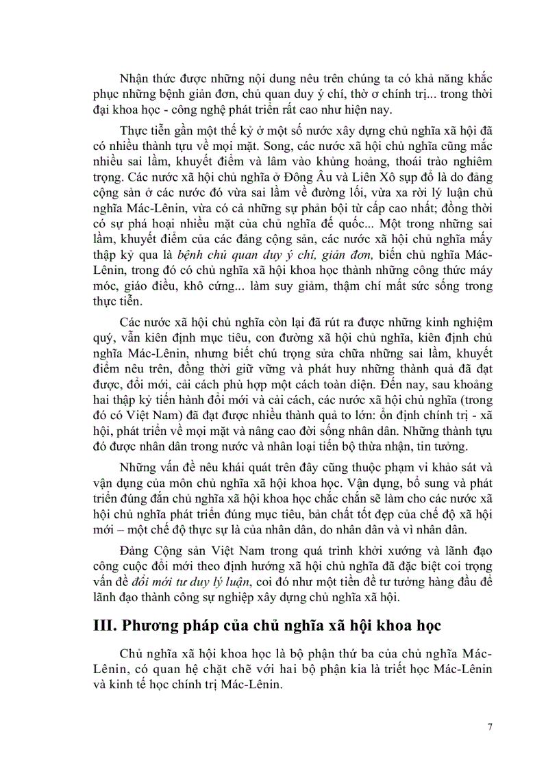 image for page Giáo trình chủ nghĩa xã hội khoa học