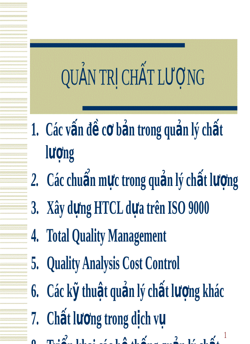 image for page Quản trị chất lượng